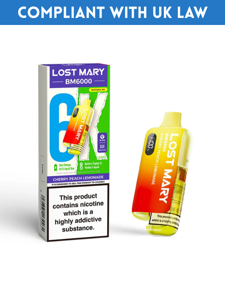 LOST MARY BM6000 RECHARGEABLE VAPE KIT - (BOX OF 5)