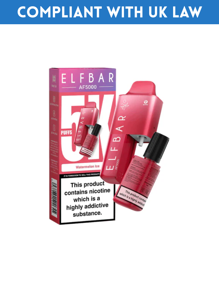 ELF BAR AF5000 RECHARGEABLE VAPE KIT - (BOX OF 5)