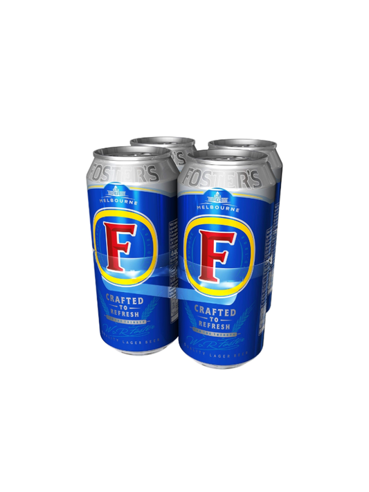 FOSTERS 440ML CANS - (PACK OF 6 X 4)