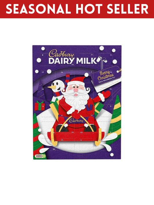CADBURY DAIRY MILK CHOCOLATE ADVENT CALENDAR - (BOX OF 12)