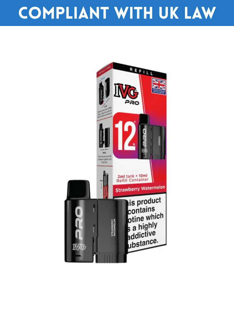 IVG PRO 12 REFILL PODS - (BOX OF 5)