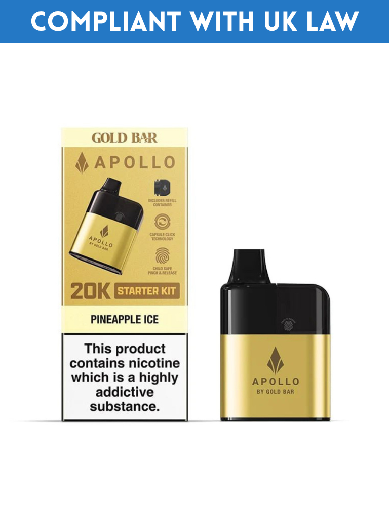 GOLD BAR APOLLO 20K STARTER KIT - (BOX OF 5)