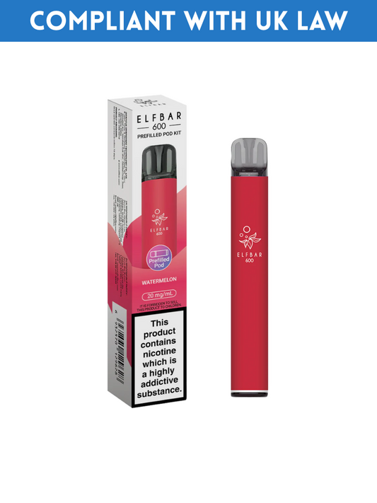 ELF BAR 600 PREFILLED POD KIT - (BOX OF 10)