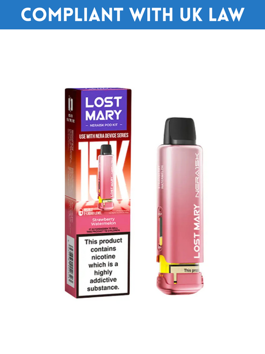 LOST MARY NERA 15K POD REFILLS - (BOX OF 5)