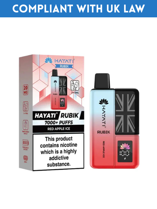 HAYATI RUBIX 7000 PREFILLED VAPE KIT - (BOX OF 5)
