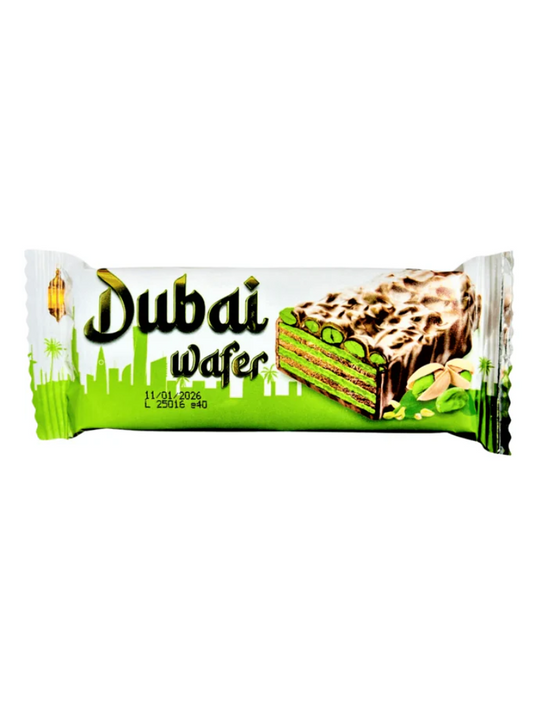 DUABI PISTACHIO WAFER - (BOX OF 24)