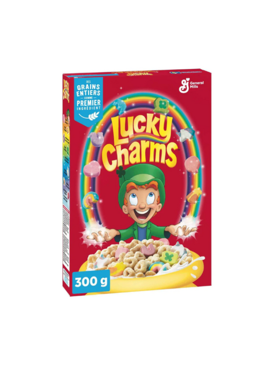 *USA IMPORT* LUCKY CHARMS 300G - (BOX OF 12)